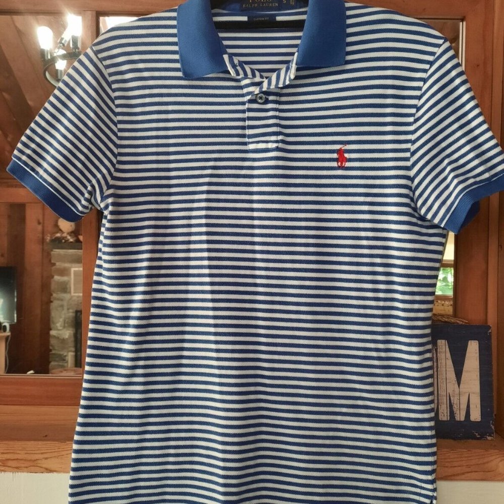 Polo by Ralph Lauren Women's Custom Fit Cotton Mesh Polo Shirt S